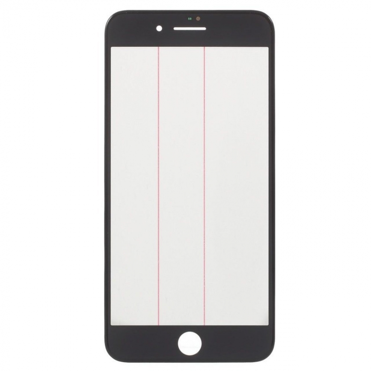 iPhone 8 Plus Ocalı Çıtalı Polarizeli Siyah