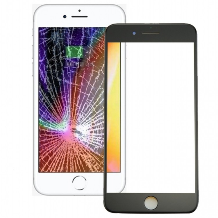 iPhone 8 Plus Lens Ocalı Çıtalı Siyah