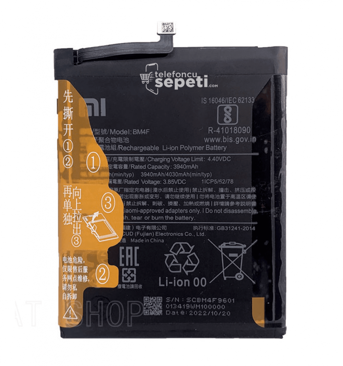 Xiaomi Mi 9 Lite Batarya Pil Orjinal BM4F