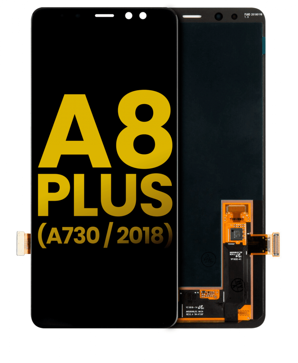 Samsung Galaxy A8 Plus 2018 A730 Ekran Dokunmatik Siyah Orijinal