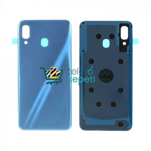 Samsung Galaxy A30 A305 Arka Kapak Mavi