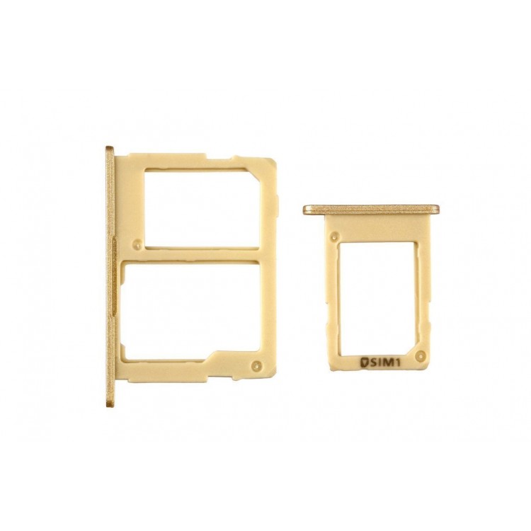 Samsung Galaxy J7 Prime G610 Sim Kart Tepsisi Gold Çift