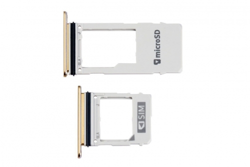 Samsung Galaxy A8 Plus 2018 A730 Sim Kart Tepsisi Gold