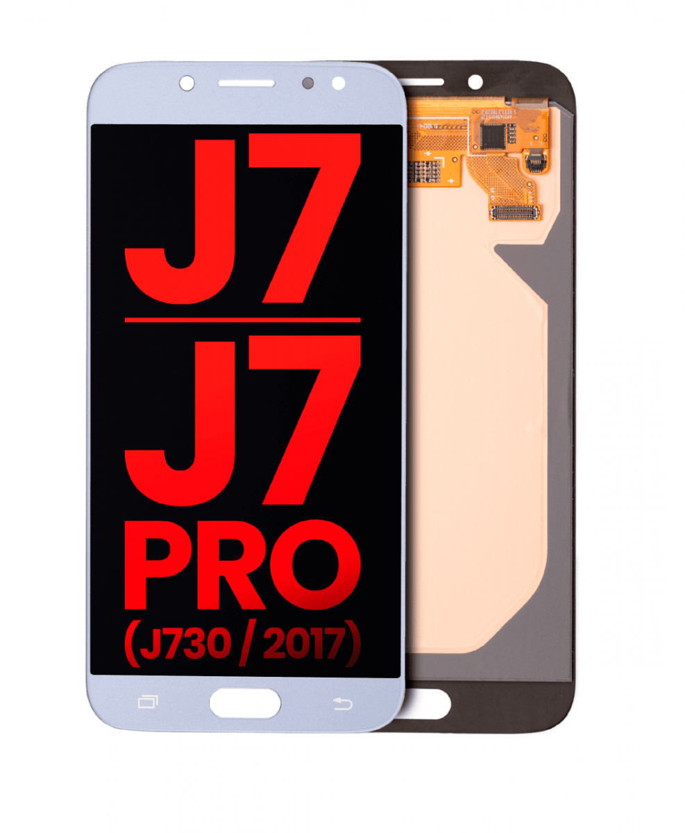 Samsung Galaxy J7 Pro 2017 J730 Ekran Dokunmatik Gümüş Oled Üstün Kalite