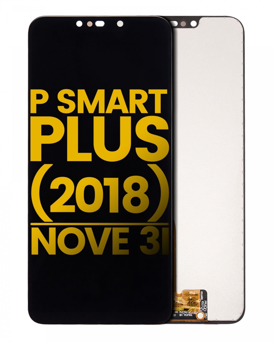 Huawei Nova 3i Ekran Dokunmatik Siyah Çıtasız A Plus Kalite