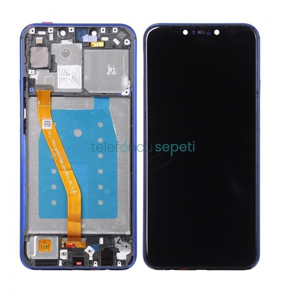 Huawei Nova 3i Ekran Dokunmatik Siyah Çıtalı Revize