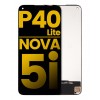 Huawei P40 Lite Dokunmatik Ekran Siyah Çıtasız Orjinal