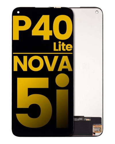 Huawei P40 Lite Dokunmatik Ekran Siyah Çıtasız %100 Orijinal 