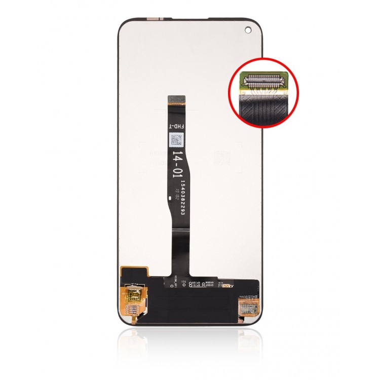 Huawei P40 Lite Dokunmatik Ekran Siyah Çıtasız A Plus Kalite