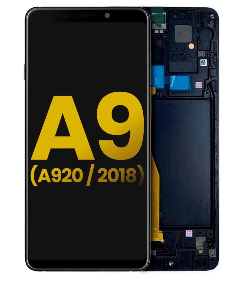 Samsung Galaxy A920 Ekran Dokunmatik Siyah Çıtalı %100 Orijinal