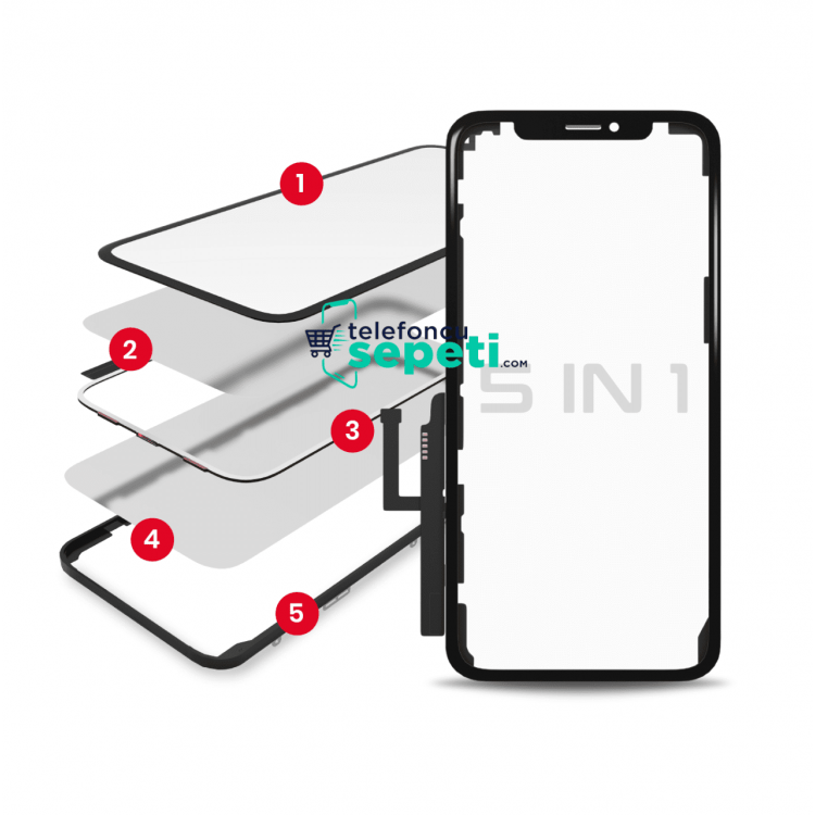 iPhone 11 Dokunmatik Touch Siyah Ocalı
