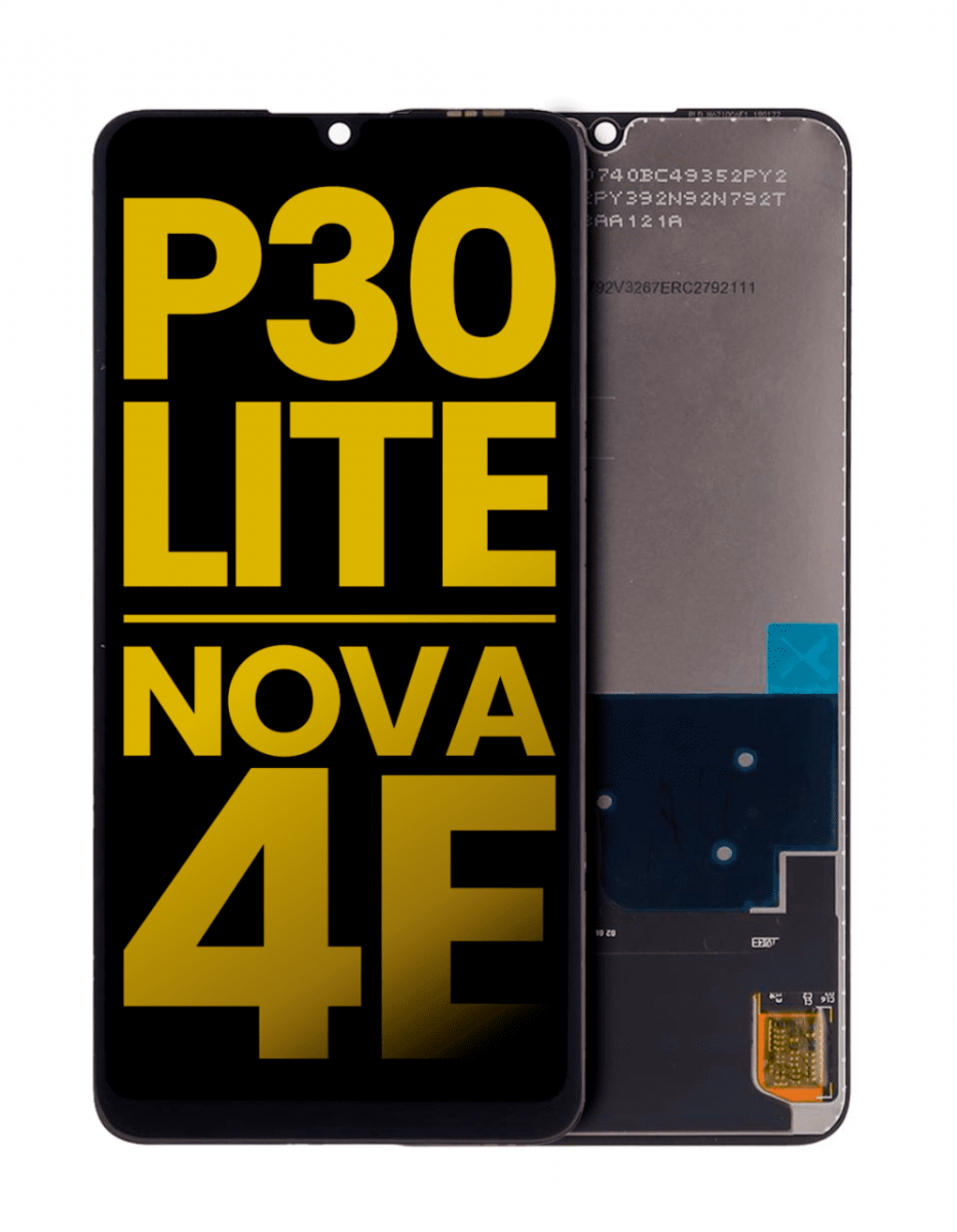 Huawei P30 Lite Dokunmatik Ekran Siyah Çıtasız A Plus Kalite