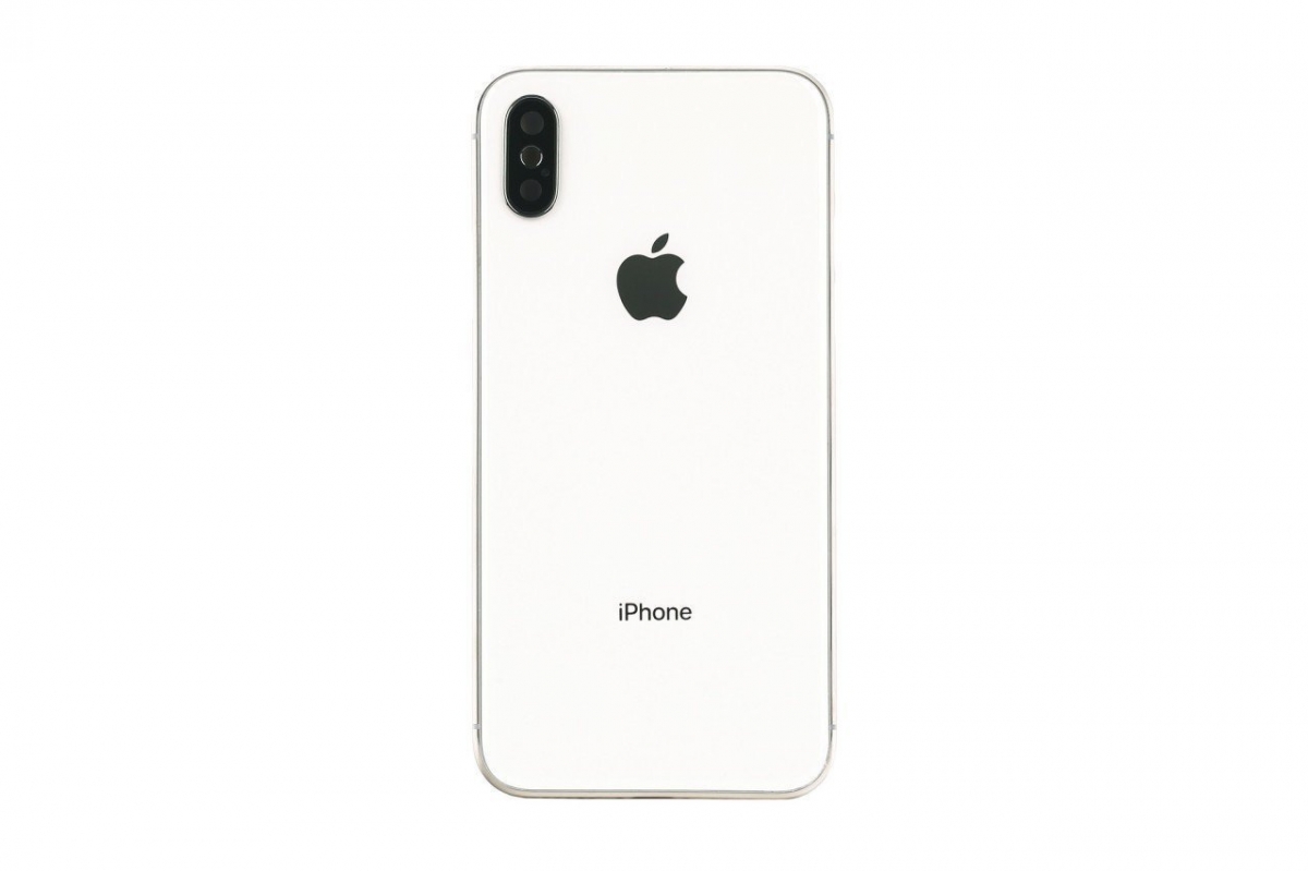 iPhone X Kasa Kapak Beyaz Boş