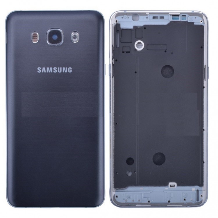 Samsung Galaxy J710 Kasa Kapak Siyah Çıtalı