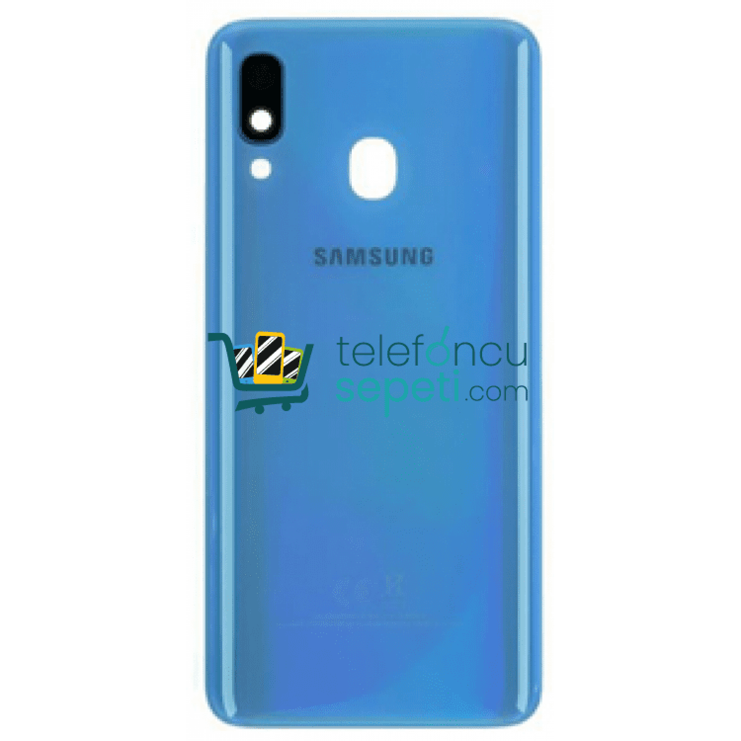 Samsung Galaxy A40 A405 Arka Kapak Mavi