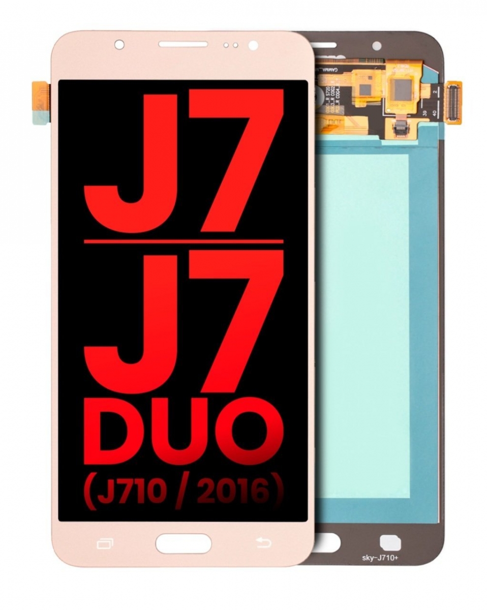 Samsung Galaxy J710 Ekran Dokunmatik Gold Oled Üstün Kalite