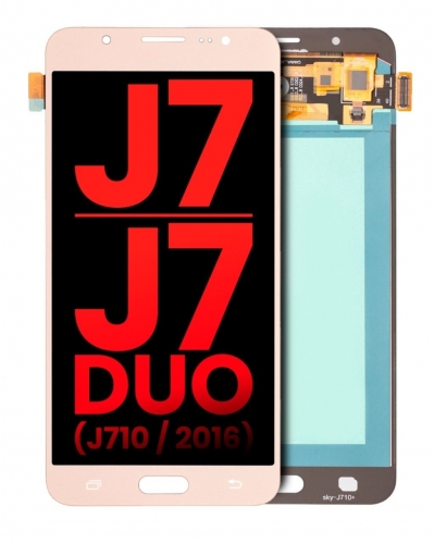 Samsung Galaxy J710 Ekran Dokunmatik Gold Oled Üstün Kalite