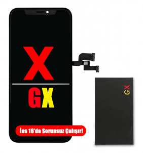 iPhone X Ekran Dokunmatik Siyah Oled GX Marka
