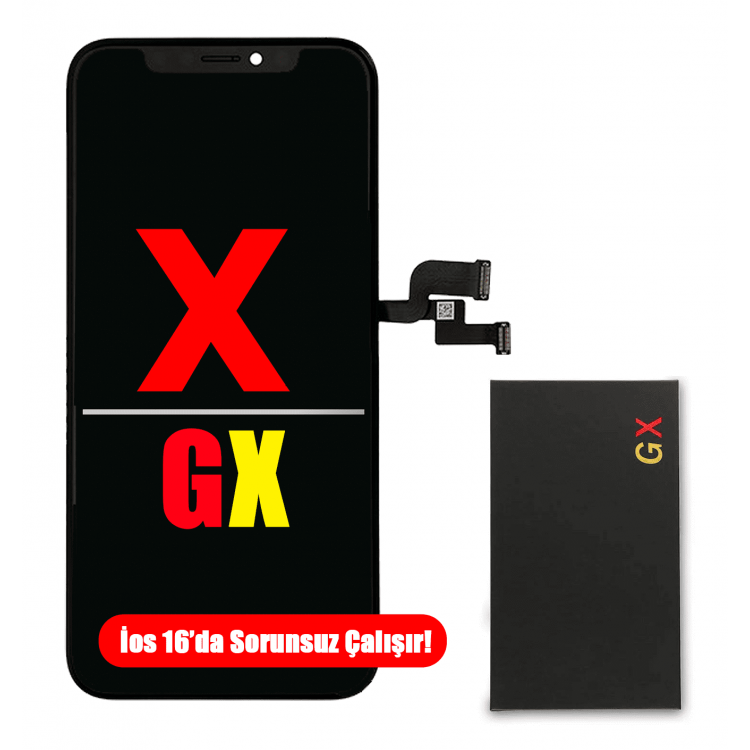 iPhone X Ekran Dokunmatik Siyah GX Marka