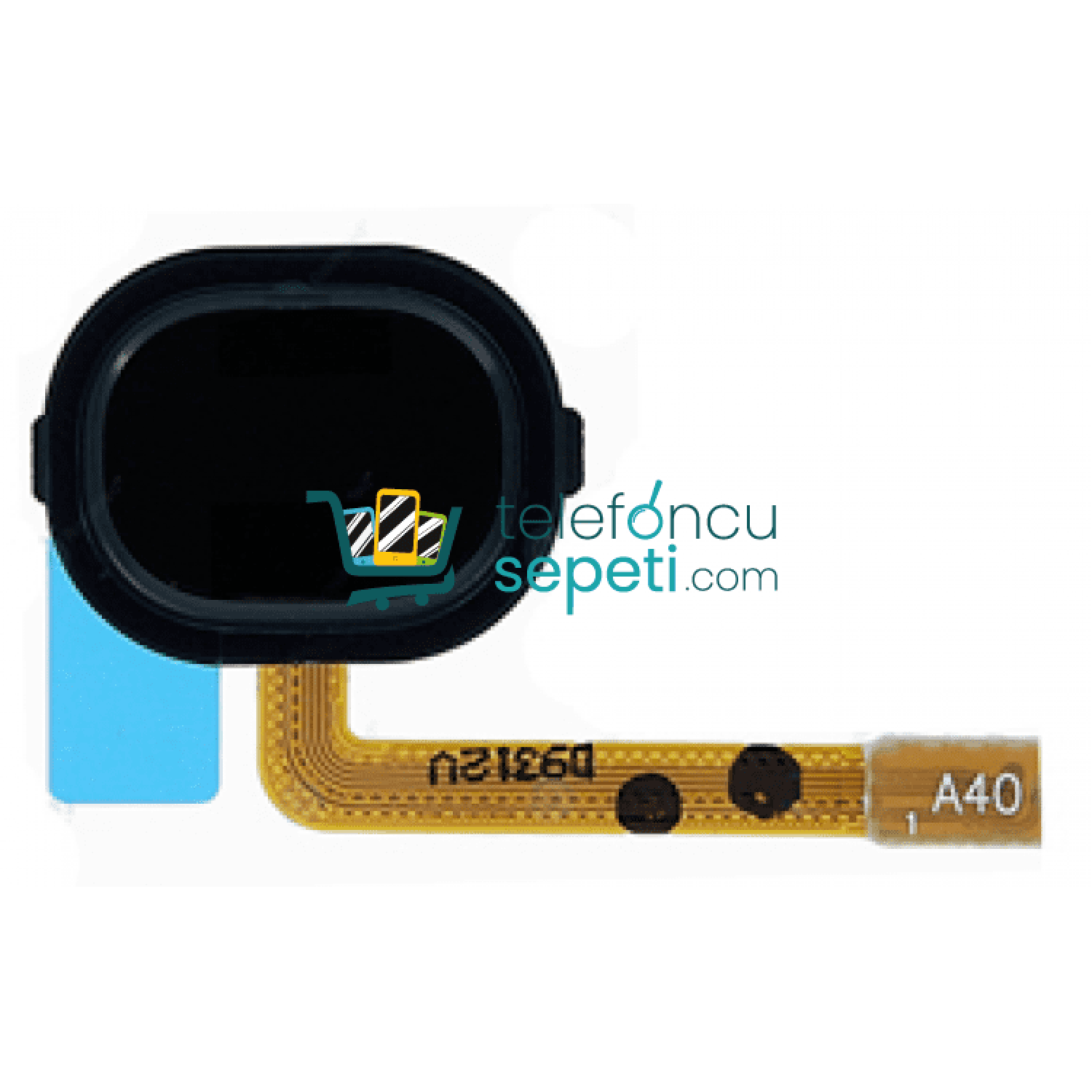 Samsung Galaxy A40 A405 Home Tuş Bordu Filmi Flex Siyah