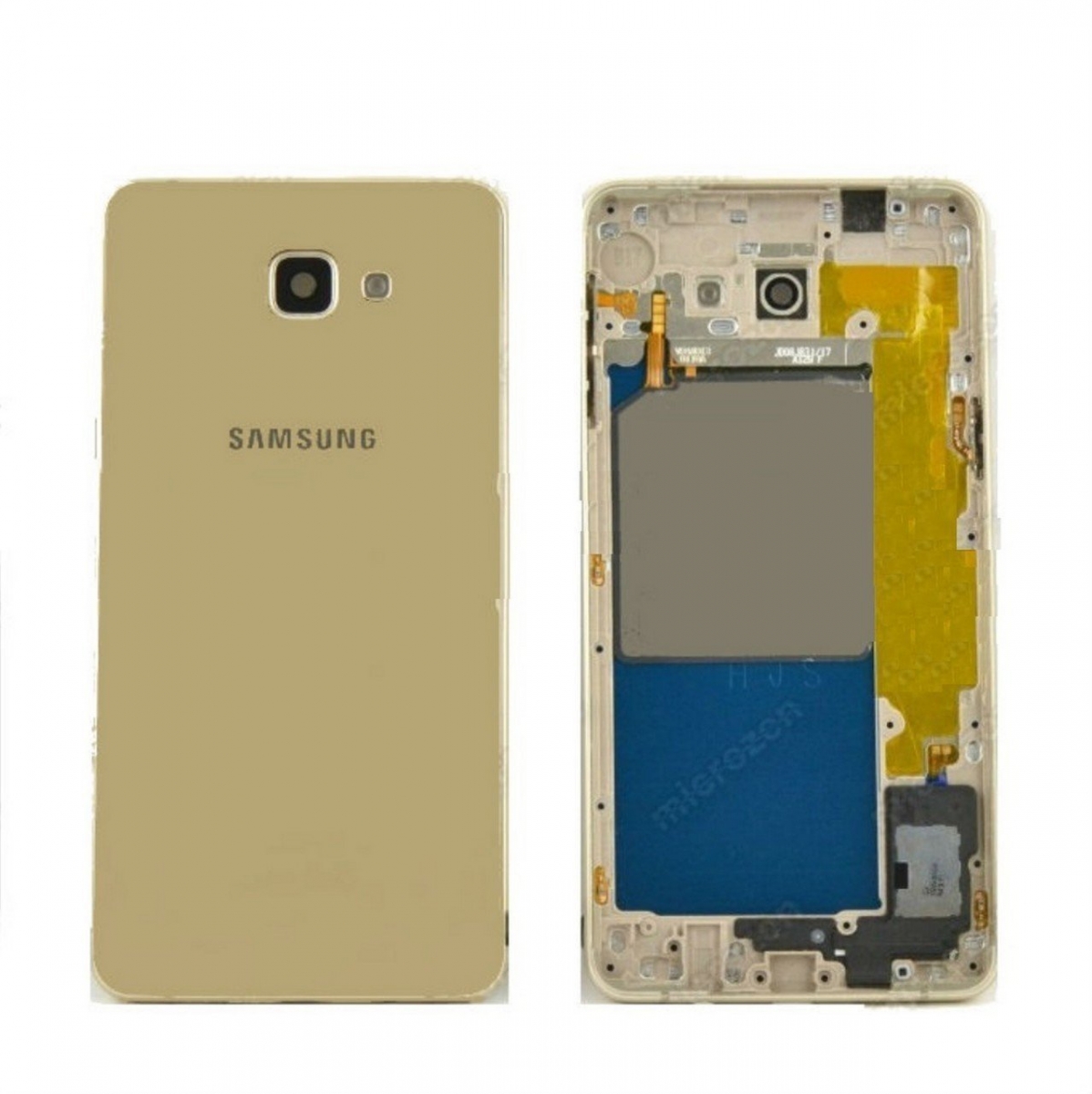 Samsung Galaxy A9 A9000 Kasa Kapak Gold