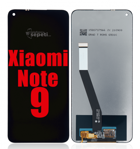 Xiaomi Redmi Note 9 Lcd Ekran Dokunmatik Siyah Çıtasız A Plus Kalite