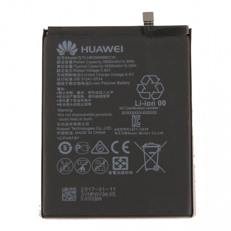Huawei Mate 9 Batarya Pil Orjinal HB396689ECW