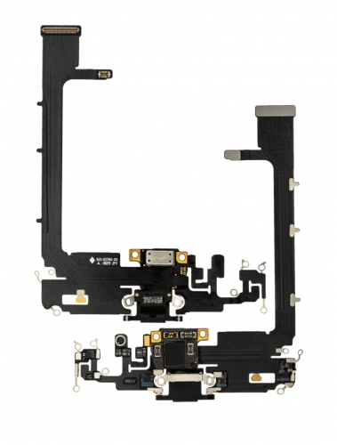 iPhone 11 Pro Max Şarj Soketli Film Flex Siyah Orjinal Servis