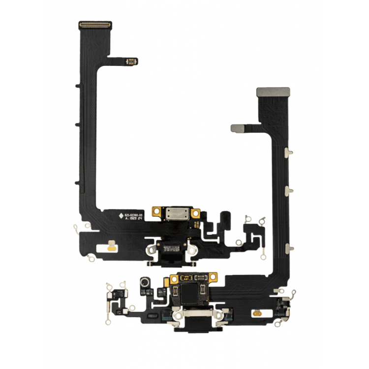 iPhone 11 Pro Max Şarj Soketli Film Flex Siyah Orjinal Servis
