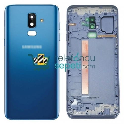 Samsung Galaxy J8 J810 Kasa Kapak Mavi