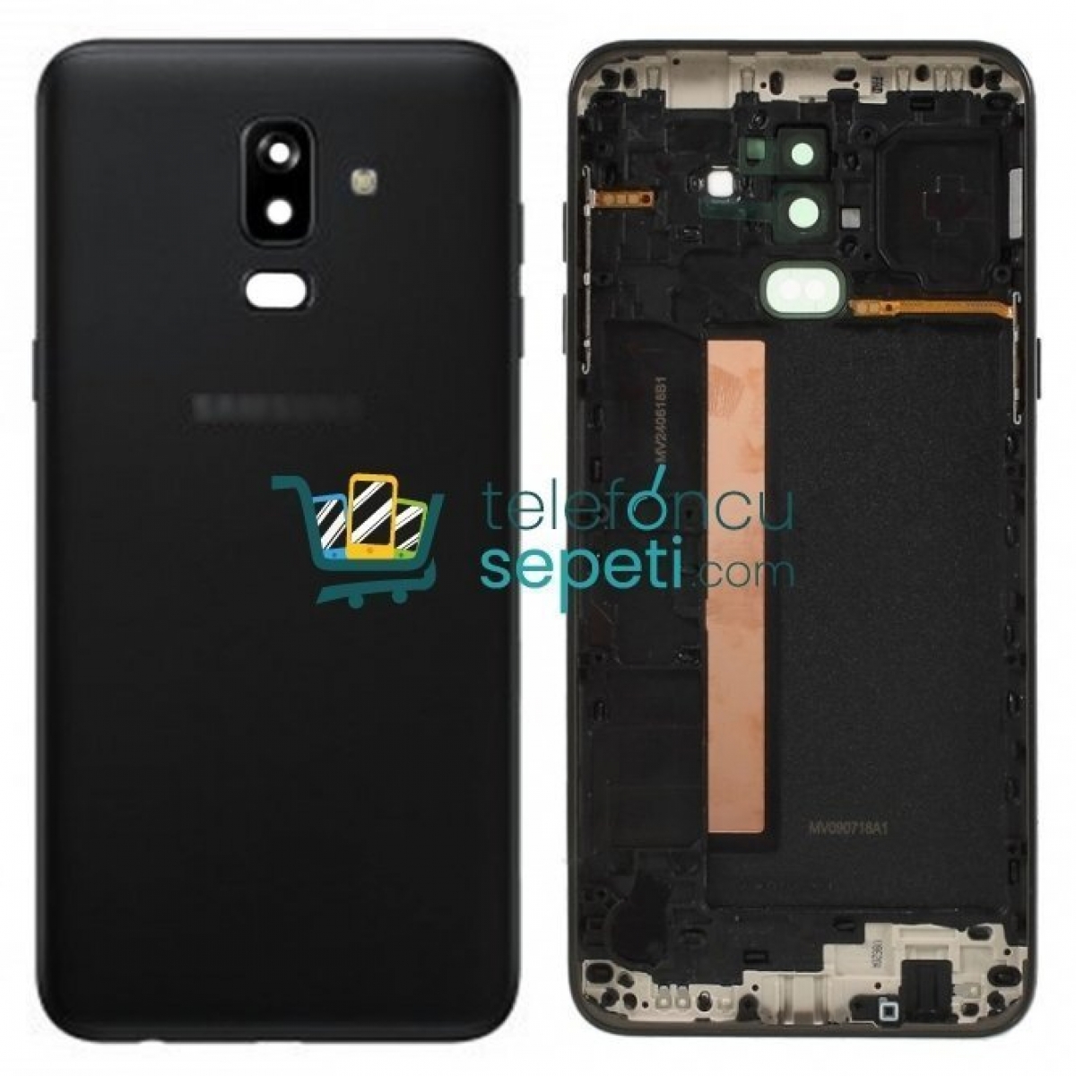 Samsung Galaxy J8 J810 Kasa Kapak Siyah