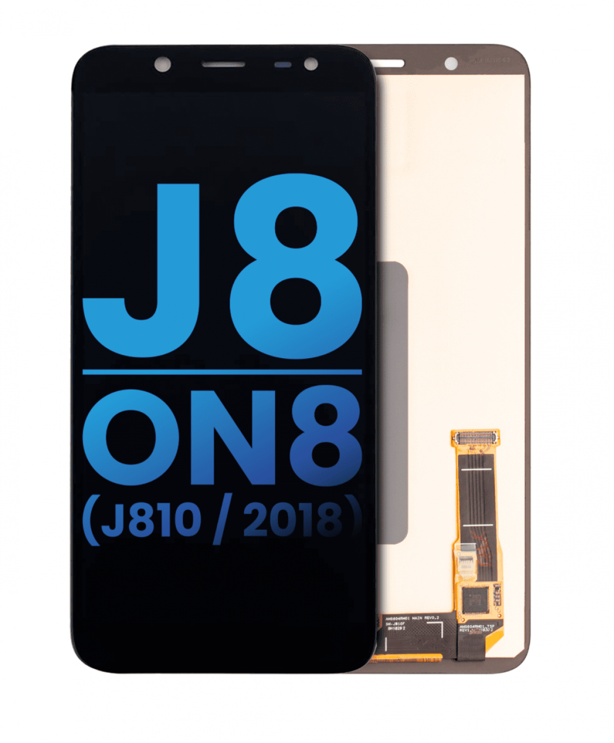 Samsung Galaxy J8 J810 Ekran Dokunmatik Siyah Orjinal Servis