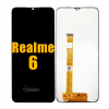 Oppo Realme 6 Ekran Dokunmatik Siyah Çıtasız A Plus Kalite
