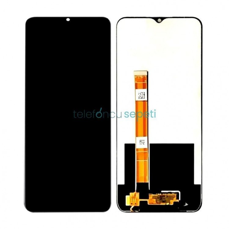 Oppo Realme C3 Ekran Dokunmatik Siyah Çıtasız %100 Orijinal 