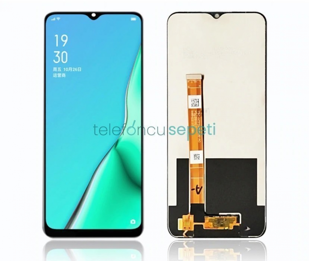 Oppo Realme 5S Ekran Dokunmatik Siyah Çıtasız Oppo Realme 5S Ekran Dokunmatik Siyah Çıtasız