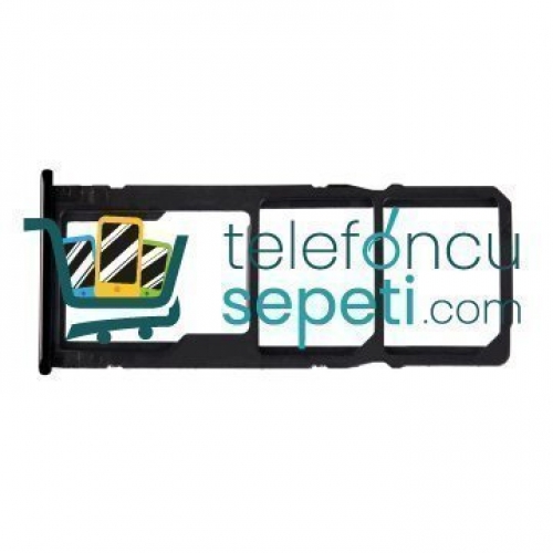 Samsung Galaxy M20 M205 Sim Kart Tepsisi Siyah