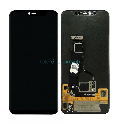 Xiaomi Mi 8 Pro Ekran Dokumatik Siyah Çıtasız Orjinal