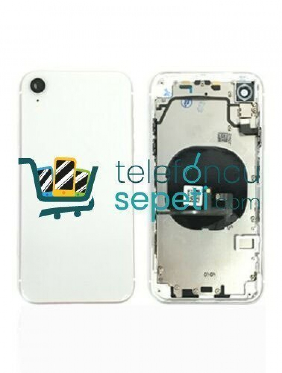 iPhone XR Kasa Kapak Beyaz Boş