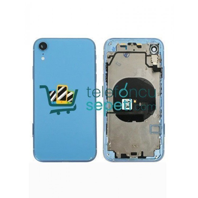iPhone XR Kasa Kapak Mavi Boş