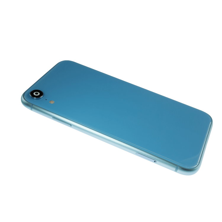 iPhone XR Kasa Kapak Mavi Dolu