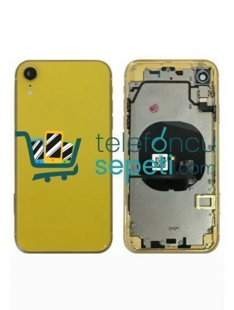 iPhone XR Kasa Kapak Sarı Boş