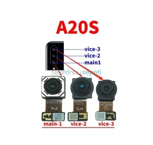 Samsung Galaxy A20s A207 Arka Kamera Orjinal ''1.Kamera''