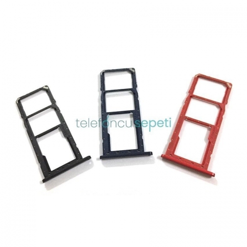 Samsung Galaxy A01 A015 Sim Kart Tepsisi Siyah
