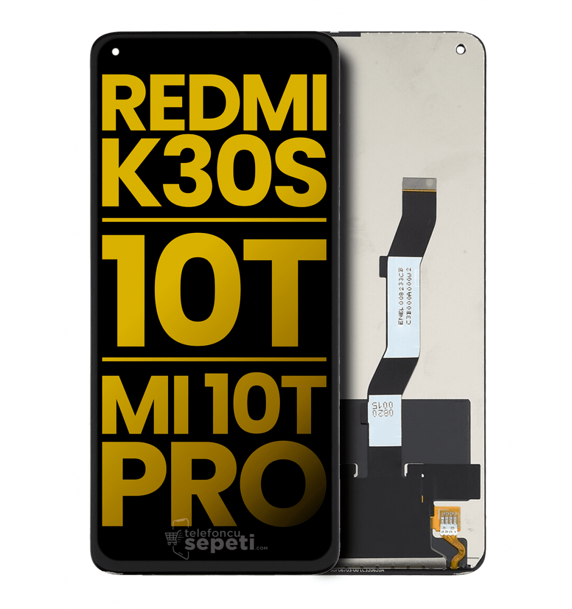 Xiaomi Mi 10T Ekran Dokunmatik Siyah Çıtasız Orijinal