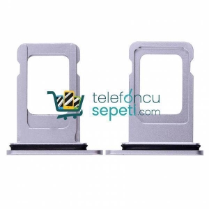 iPhone XR Sim Kart Tepsisi Beyaz