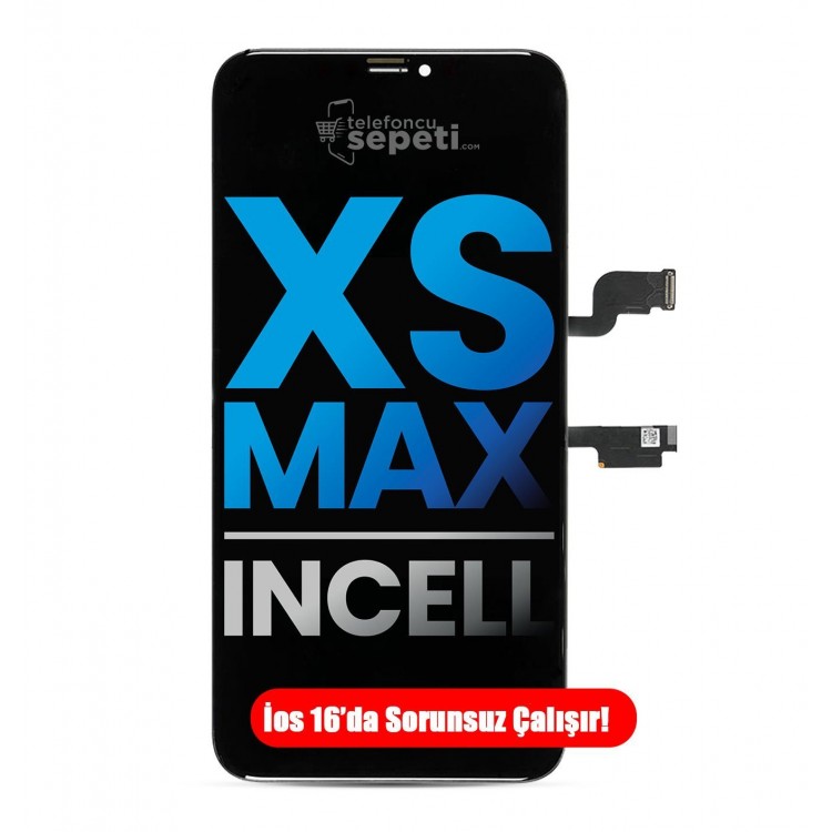 iPhone XS Max Ekran Dokunmatik Siyah A Plus Kalite