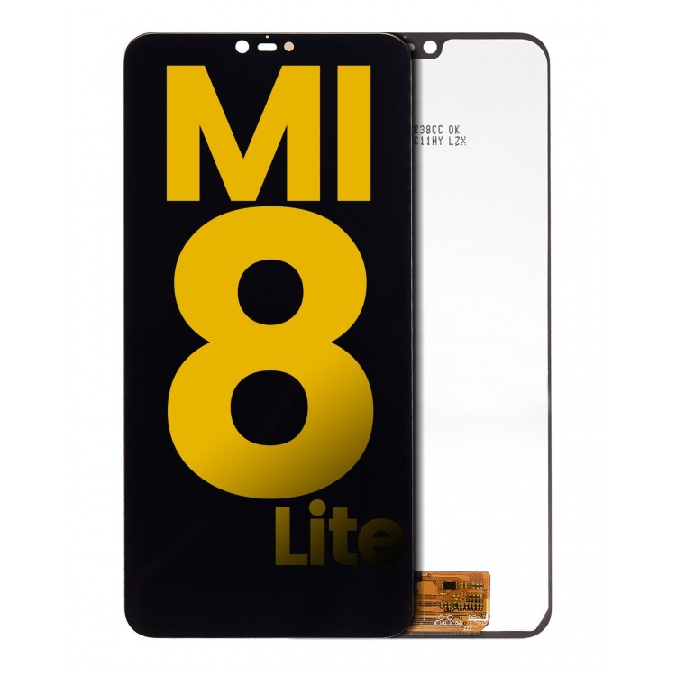 Xiaomi Mi 8 Lite Ekran Dokunmatik Siyah Çıtasız Orjinal