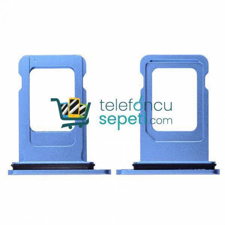 iPhone XR Sim Kart Tepsisi Mavi