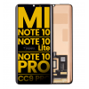 Xiaomi Mi Note 10 Lite Ekran Dokunmatik Siyah Çıtasız %100 Orijinal