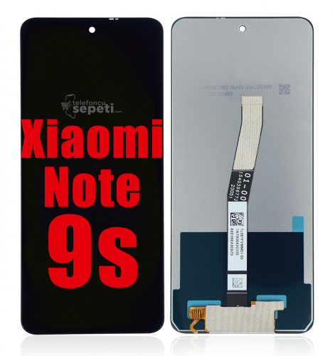 Xiaomi Redmi Note 9s Lcd Ekran Dokunmatik Siyah Çıtasız A Plus Kalite